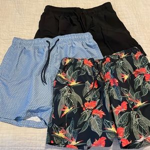 Mens Swim Shorts | set of 3